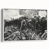 Historic Modern Wall Art - The Russian Charge by George Bellows - Bold Decor