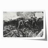 Historic Modern Wall Art - The Russian Charge by George Bellows - Bold Decor