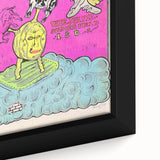 Pink Floyd LSD Tour 1972 Soldier Field Retro Concert Poster