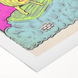 Pink Floyd LSD Tour 1972 Soldier Field Retro Concert Poster