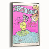 Pink Floyd LSD Tour 1972 Soldier Field Retro Concert Poster