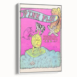 Pink Floyd LSD Tour 1972 Soldier Field Retro Concert Poster