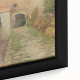 Old Yard - Impressionist Landscape Art by Lajos Csordák