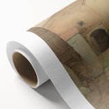 Old Yard - Impressionist Landscape Art by Lajos Csordák