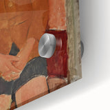 Modern Wall Art: Modigliani's Boy in Earthy Tones – Timeless Portrait Decor