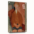 Modern Wall Art: Modigliani's Boy in Earthy Tones – Timeless Portrait Decor