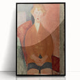 Modern Wall Art: Modigliani's Boy in Earthy Tones – Timeless Portrait Decor