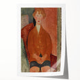 Modern Wall Art: Modigliani's Boy in Earthy Tones – Timeless Portrait Decor