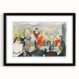 Expressionist Scene - Tingletangle by Edvard Munch | Vibrant Wall Art