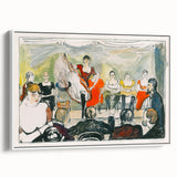 Expressionist Scene - Tingletangle by Edvard Munch | Vibrant Wall Art
