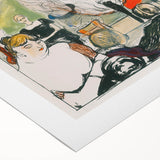 Expressionist Scene - Tingletangle by Edvard Munch | Vibrant Wall Art