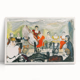 Expressionist Scene - Tingletangle by Edvard Munch | Vibrant Wall Art