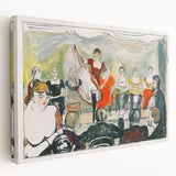 Expressionist Scene - Tingletangle by Edvard Munch | Vibrant Wall Art