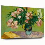 Van Gogh Oleanders - Impressionist Floral Wall Art Canvas Print