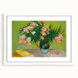 Van Gogh Oleanders - Impressionist Floral Wall Art Canvas Print
