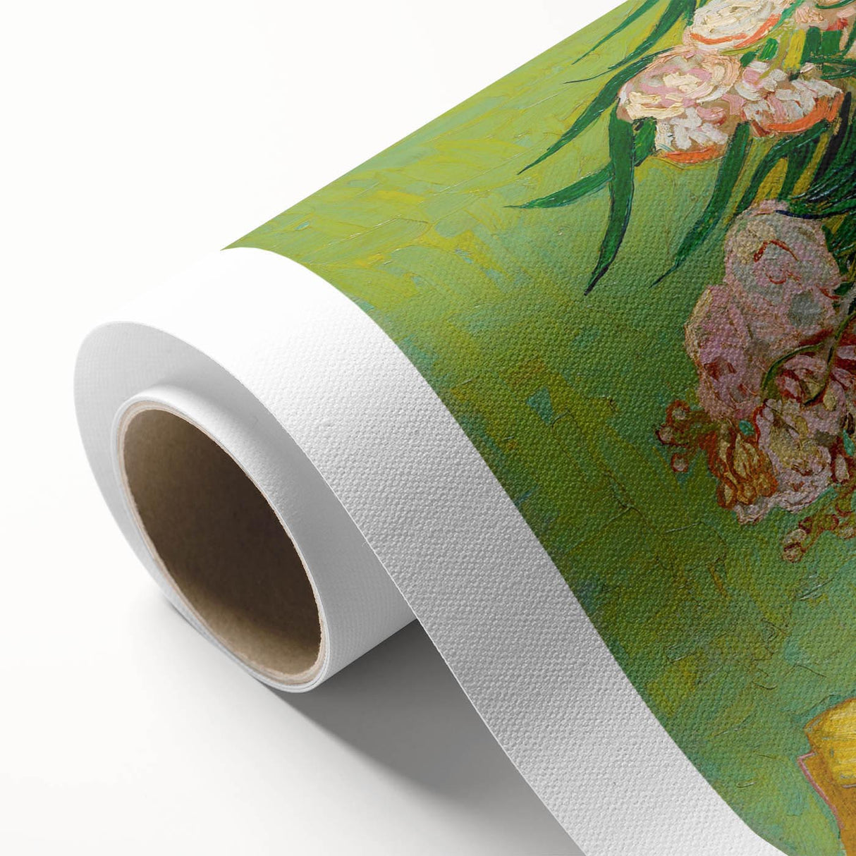 Van Gogh Oleanders - Impressionist Floral Wall Art Canvas Print
