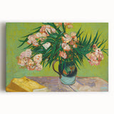 Van Gogh Oleanders - Impressionist Floral Wall Art Canvas Print