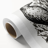 Modern Wall Art: Monochrome Bird Illustration – Minimalist Black & White Decor