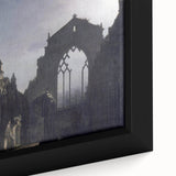 The Ruins of Holyrood Chapel - Romanticism Era Canvas Print
