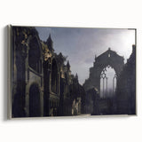 The Ruins of Holyrood Chapel - Romanticism Era Canvas Print