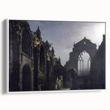 The Ruins of Holyrood Chapel - Romanticism Era Canvas Print