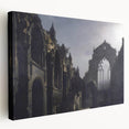 The Ruins of Holyrood Chapel - Romanticism Era Canvas Print