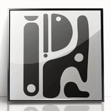 Minimalist Geometric Abstract Bedroom Wall Art – Framed & Canvas