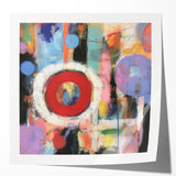 Colorful Abstract Wall Art – Modern Geometric Canvas for Living Room