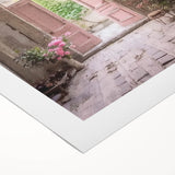 Art deco poster featuring an ornate French door design on a rolled canvas, ideal for dining room wall art.