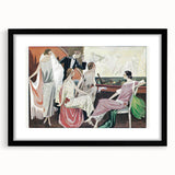 Elegant Art Deco Wall Art – 1920s Theater Scene with Glamorous Style