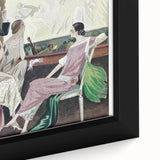 Elegant Art Deco Wall Art – 1920s Theater Scene with Glamorous Style