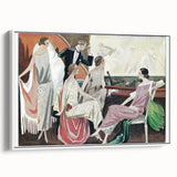 Elegant Art Deco Wall Art – 1920s Theater Scene with Glamorous Style