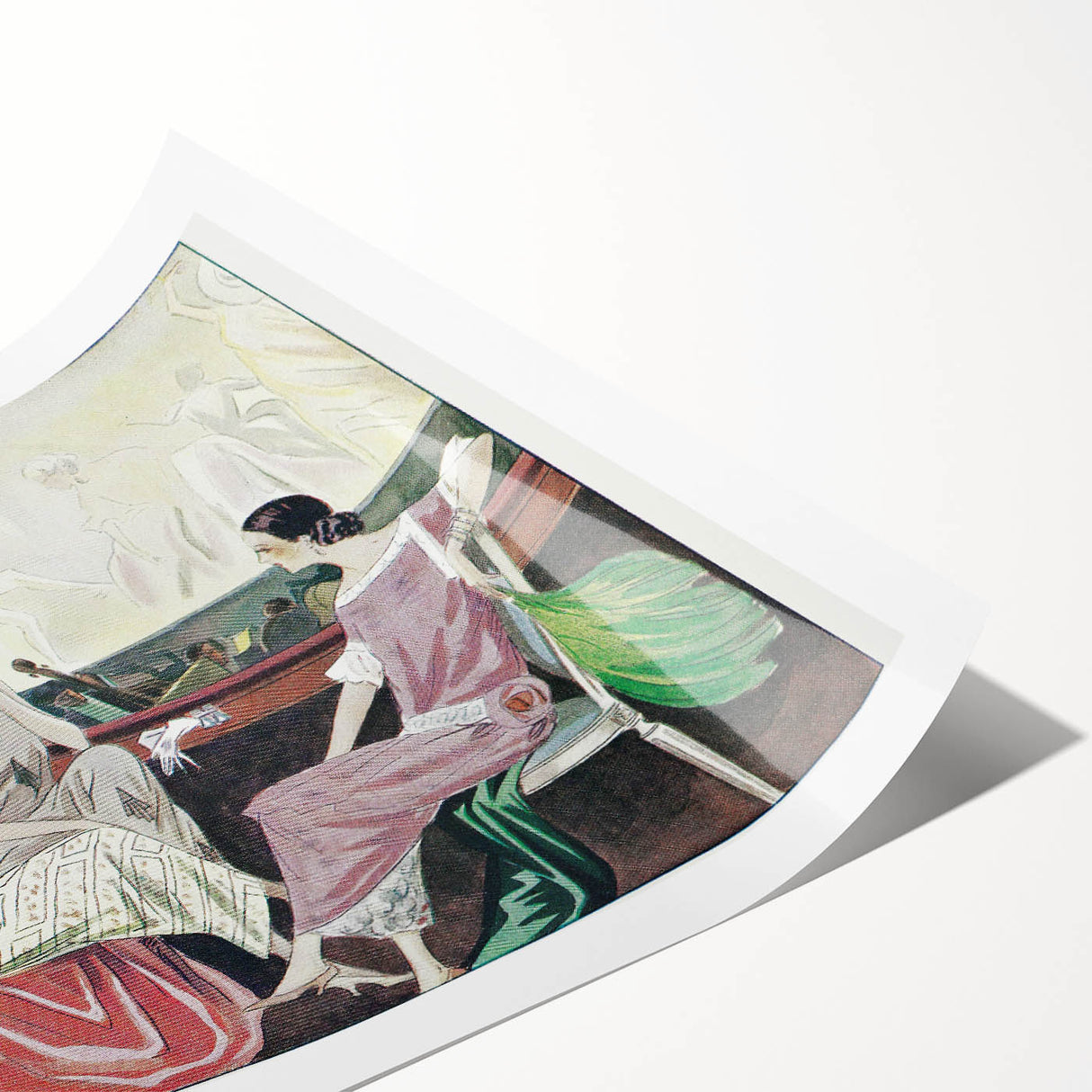 Elegant Art Deco Wall Art – 1920s Theater Scene with Glamorous Style