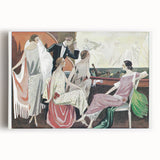 Elegant Art Deco Wall Art – 1920s Theater Scene with Glamorous Style