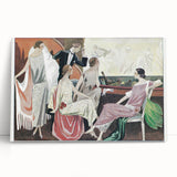 Elegant Art Deco Wall Art – 1920s Theater Scene with Glamorous Style