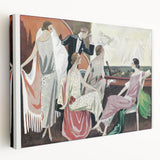 Elegant Art Deco Wall Art – 1920s Theater Scene with Glamorous Style
