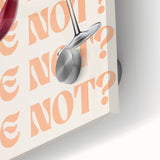 Large abstract wall art in mid-century modernist style, featuring vibrant colors on acrylic glass.