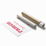 Extra large rolled print featuring a floral design in soft pastel shades.