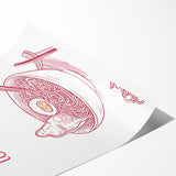 Extra large wall art featuring line art flowers in black on white, ideal for large living room ambiance.