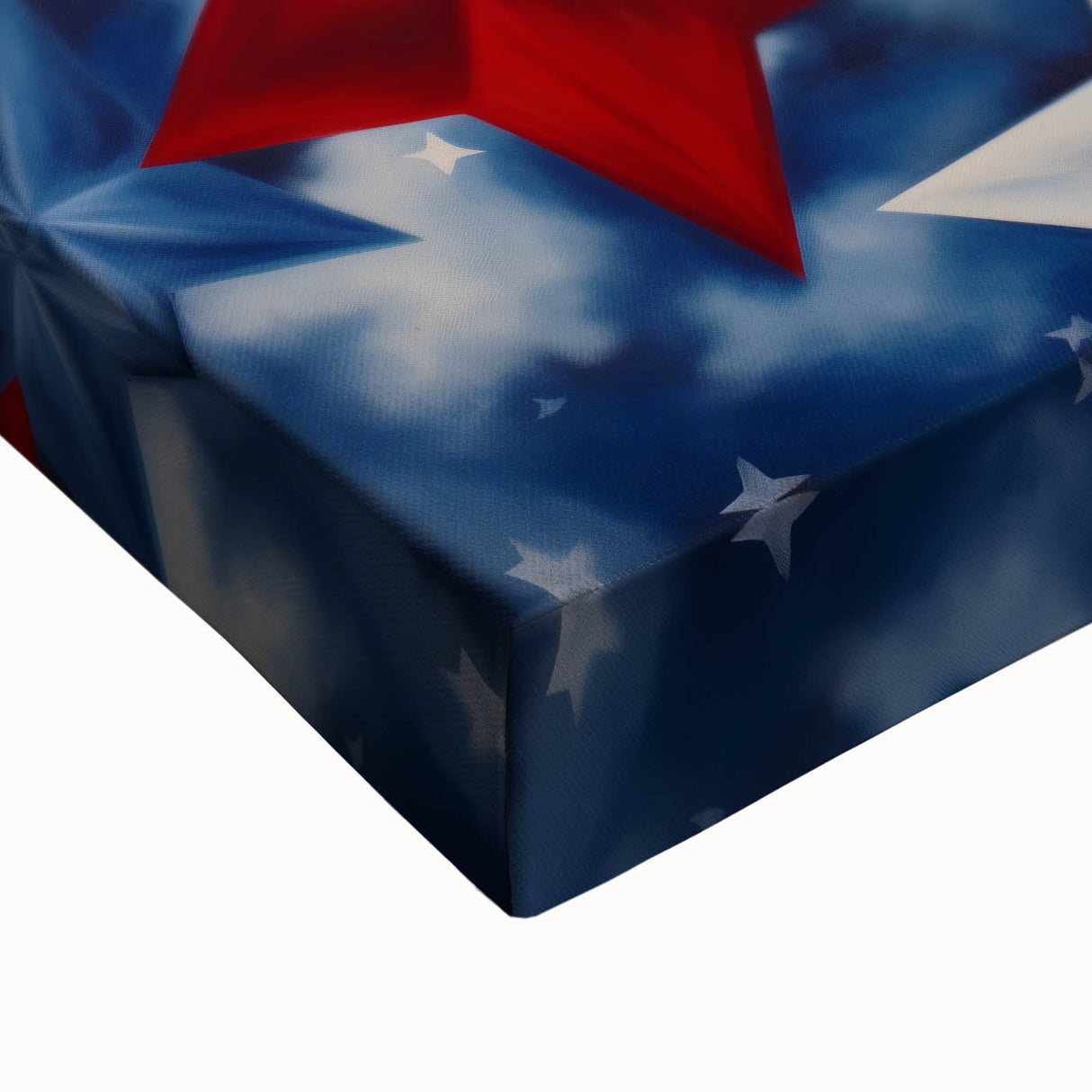 Patriotic Star Pattern - 4th of July Wall Art Decoration