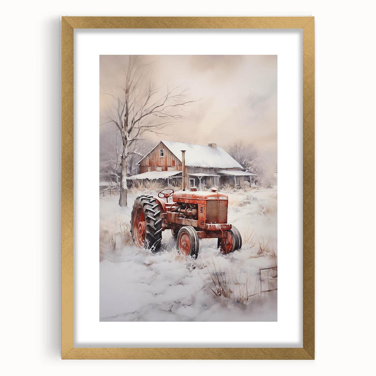 Rustic Winter Farm – Cozy Christmas Wall Hangings