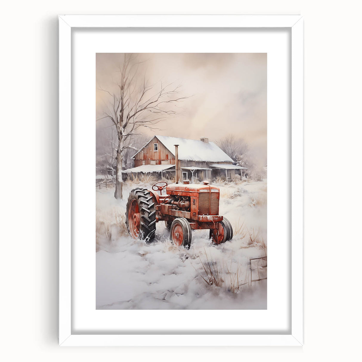 Rustic Winter Farm – Cozy Christmas Wall Hangings