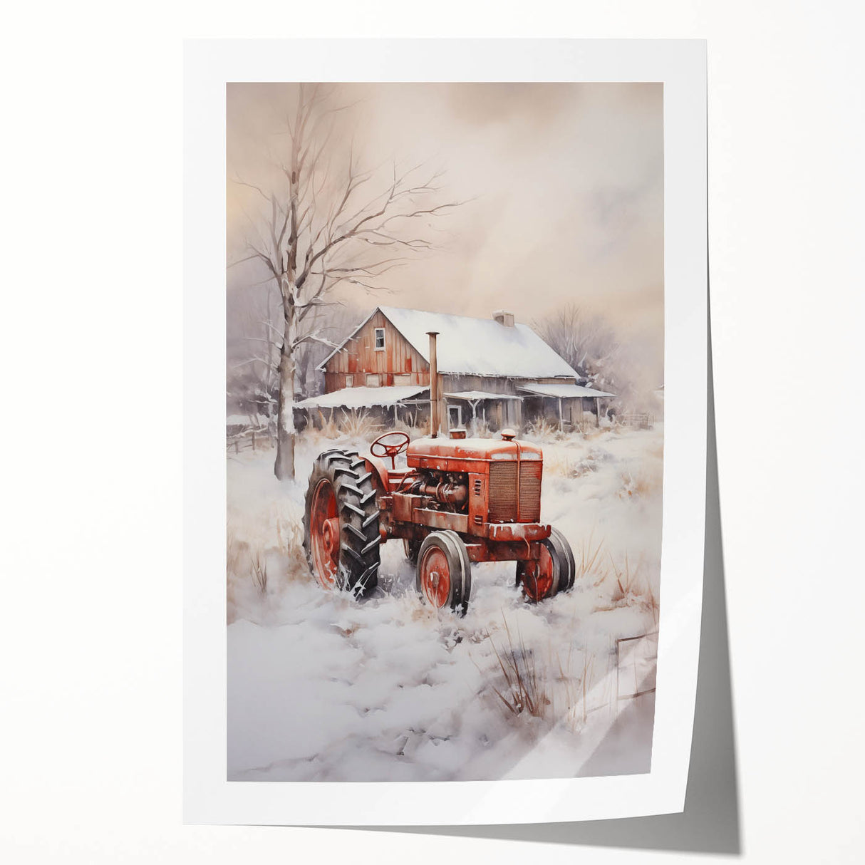 Rustic Winter Farm – Cozy Christmas Wall Hangings