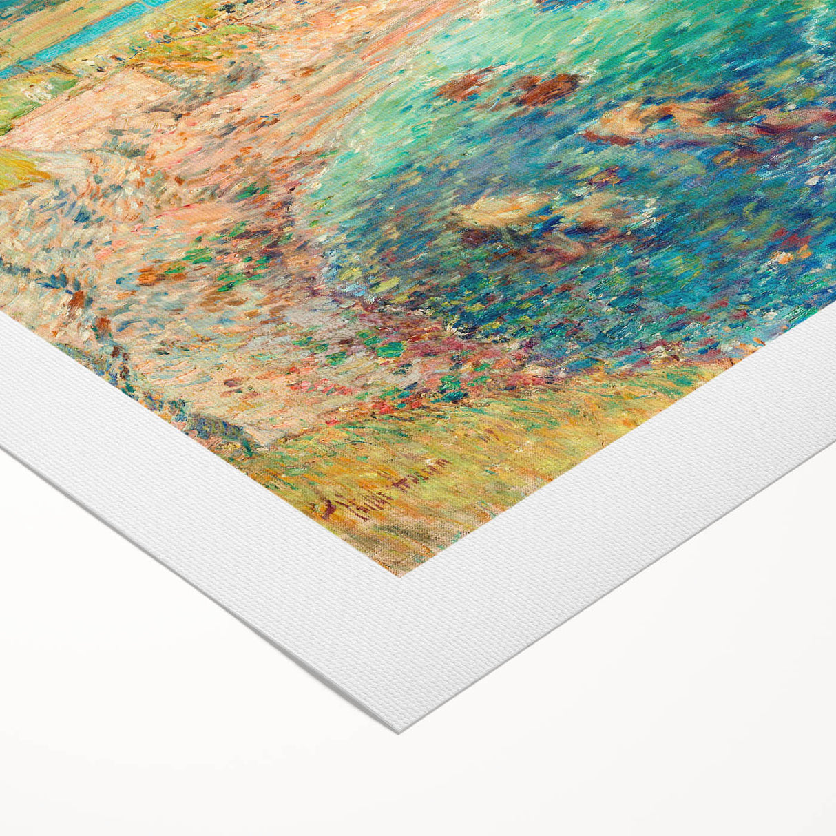 Childe Hassam's Bailey’s Beach - Impressionist Coastal Landscape Print