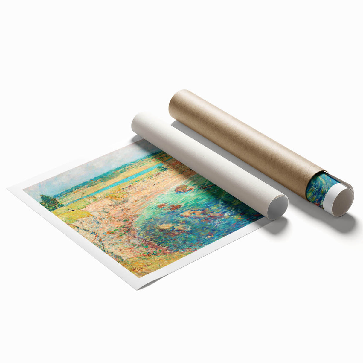 Childe Hassam's Bailey’s Beach - Impressionist Coastal Landscape Print