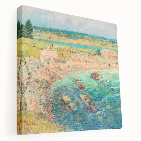 Childe Hassam's Bailey’s Beach - Impressionist Coastal Landscape Print