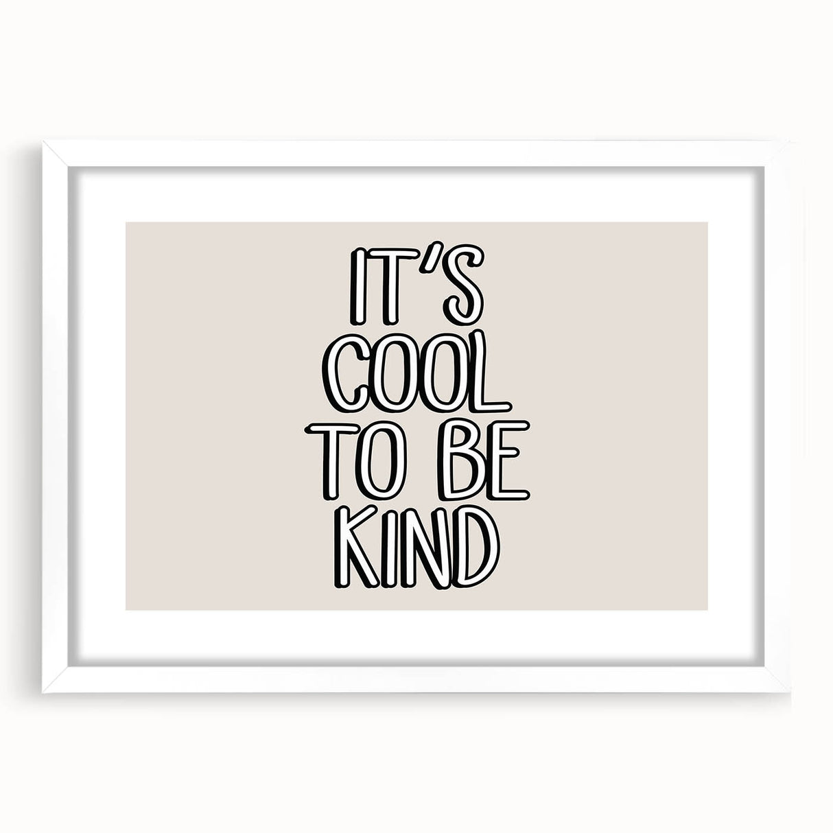 It's Cool to Be Kind Boys Room Wall Art – Kids Wall Art Prints