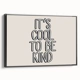 It's Cool to Be Kind Boys Room Wall Art – Kids Wall Art Prints