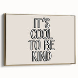 It's Cool to Be Kind Boys Room Wall Art – Kids Wall Art Prints