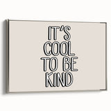 It's Cool to Be Kind Boys Room Wall Art – Kids Wall Art Prints